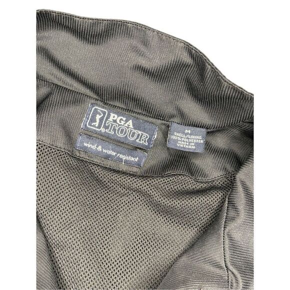 PGA Tour golf wind and water resistant jacket - black - M - Picture 2 of 8